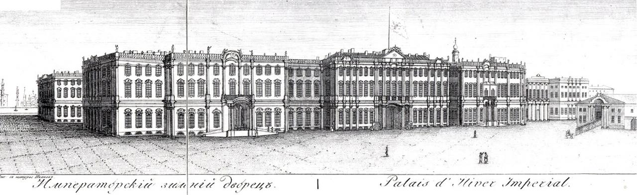 Проект зимнего дворца растрелли