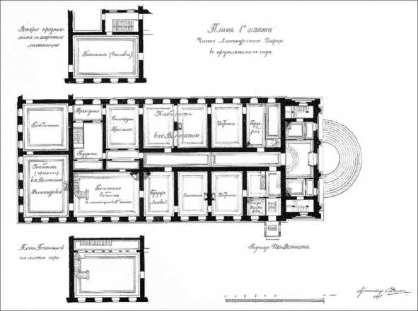 План александровского дворца