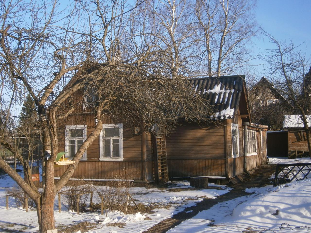 Деревянный жилой дом, Рядовая застройка, Парголово Шишкина ул., 41