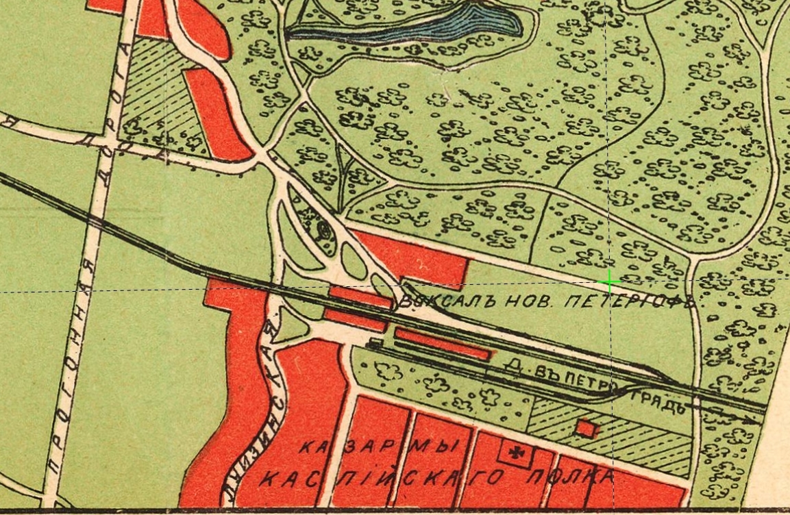 Петергоф план местности