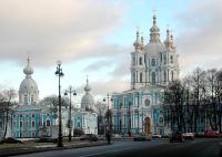 ансамбль смольного монастыря растрелли